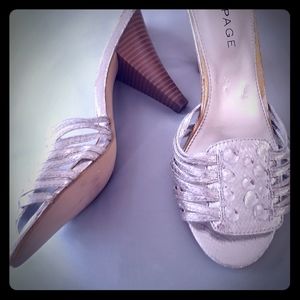 Silver Shoes size 9